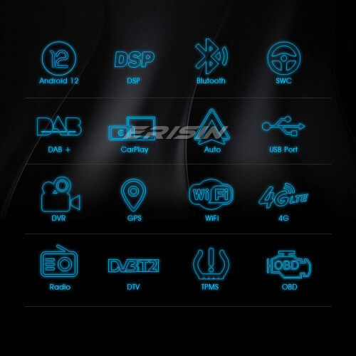 8-Core Android 12 Car Stereo For BMW 3 Series E90 E91 E92 E93 M3 64GB Satnav DAB+ Wireless CarPlay WiFi 1