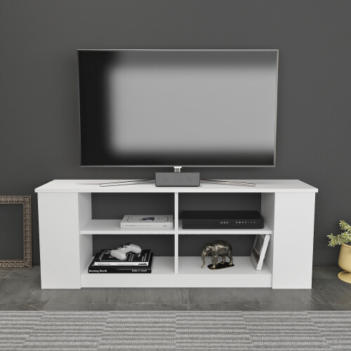 Space TV Stand TV Unit TV Cabinet Open Shelves on OnBuy