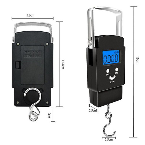 Digital Fish Weighing Scale Portable Luggage Weight Scale Electronic Hanging Hook Scale 1