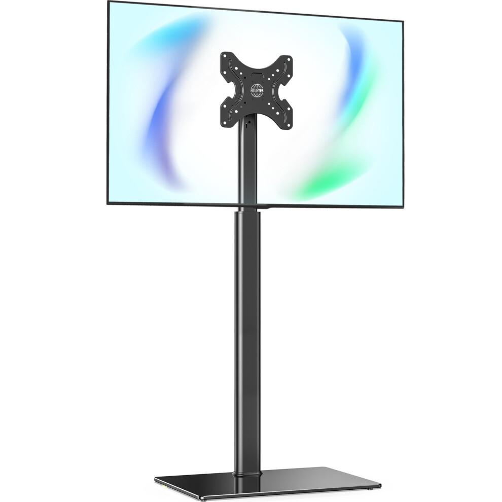 (1 shelf,black) FITUEYES TV Floor Stand for 19"- 42"