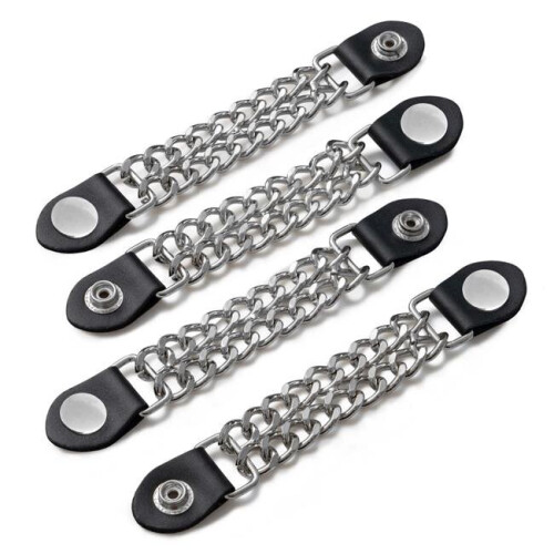 Maxam GFVEXTPL Plain Snap Vest Extender Set - 4 Piece