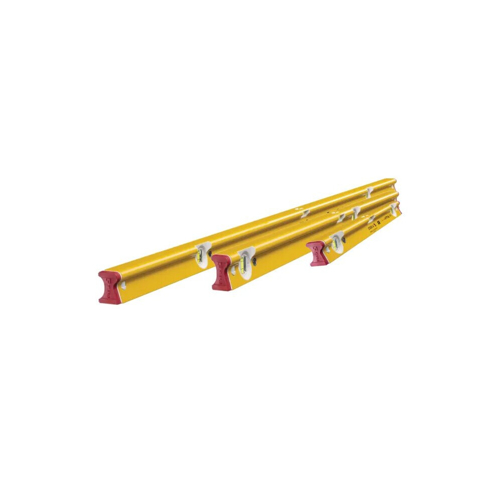 Stabila Type R 300 Professional 3 Piece Spirit Level Set 60, 120 180cm