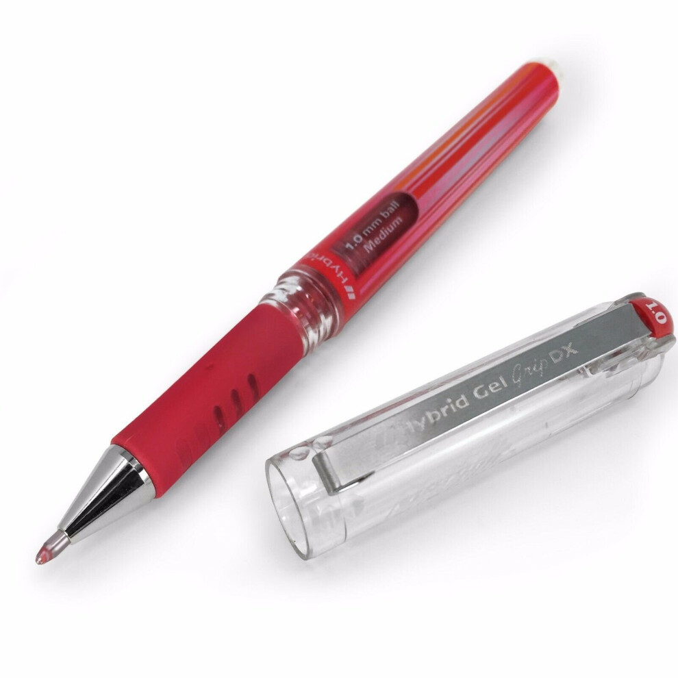 Pentel K230 Hybrid Gel Grip Rollerball Pen - Metallic Gel Ink - 1.0mm - Metallic Red - Single