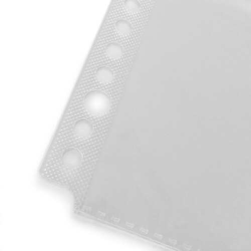 Pentel Pentel A4 Punched Pockets Sleeves - Clear Poly Pockets - Pack of 50 2