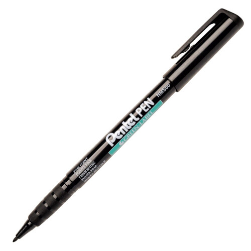 Pentel Pentel NMS50 Permanent Marker Pen - 2mm Fine Nib - Black Ink - Single
