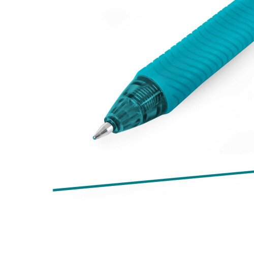 Pentel Pentel BL107 EnerGel X Retractable Rollerball Pen - Turquoise - Single Pen 1