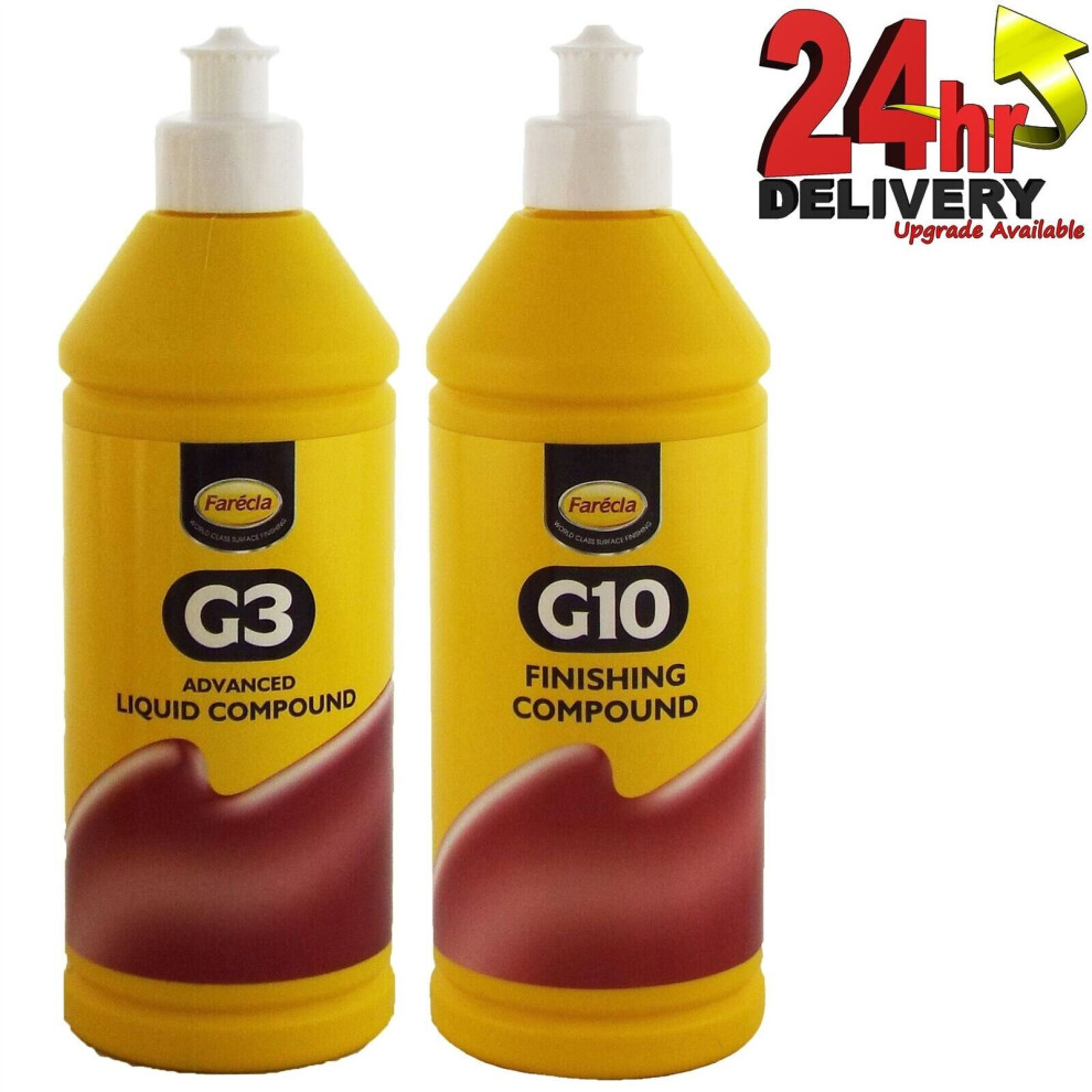 Farecla G3 Advanced Liquid Compound 500Ml & G10 Rubbing Compound 500Ml 3872313985155