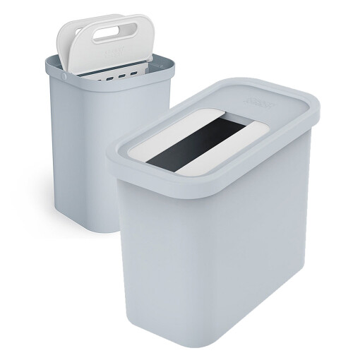 Joseph Joseph Joseph Joseph Recycle Bin 46L x 2 Stackable Waste Recycling Lids Kitchen Garden Dustbin 1