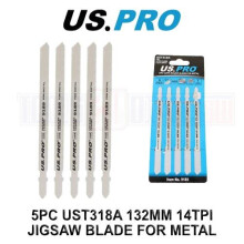 US PRO 5PC UST318A 132MM 14TPI Jigsaw Blade For Metal 9189