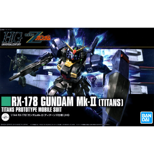 Bandai 1:144 RX-178 Gundam Mk-II Titans version Mobile Suit figure model kit