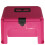 Large Tool Storage Box Pink (Plastic Step Stool Utility Case) 1