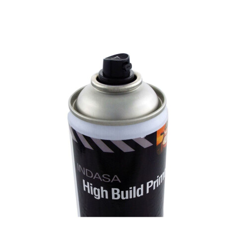 Indasa Grey High Build Acrylic Based Primer 500ml Aerosol - Excellent Adhesion 1