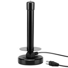 August DTA250 Magnetic Freeview HD TV Aerial - Portable Indoor/Outdoor Antenna with 2m Coax, Magnetic Base