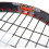 Karakal Ρακέτα σκουός Karakal T Pro 120 Nano Graphite με οικολογικό φλις κάλυμμα 5