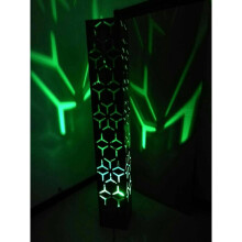 (Geo, Corten) Screens by CORE LED Light Towers Lighting Garden