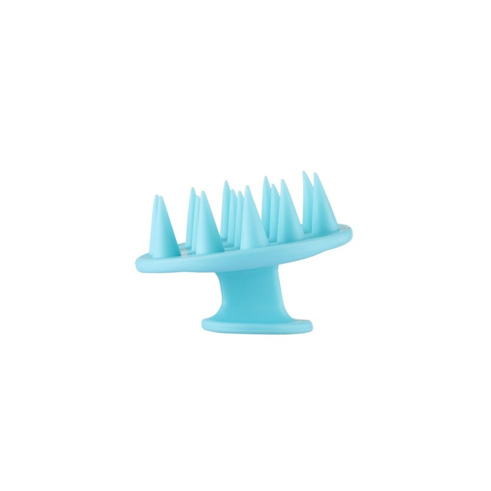 Geni-Store Unisex Blue (Blue) Silicone Shampoo Scalp Hair Massager Shampoo Massage Comb Bath Massage Brush Scalp Massager