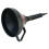 UNIVERSAL PLASTIC FUEL FUNNEL WITH A STRAINER AND A FLEXIBLE TIP BLACK 1