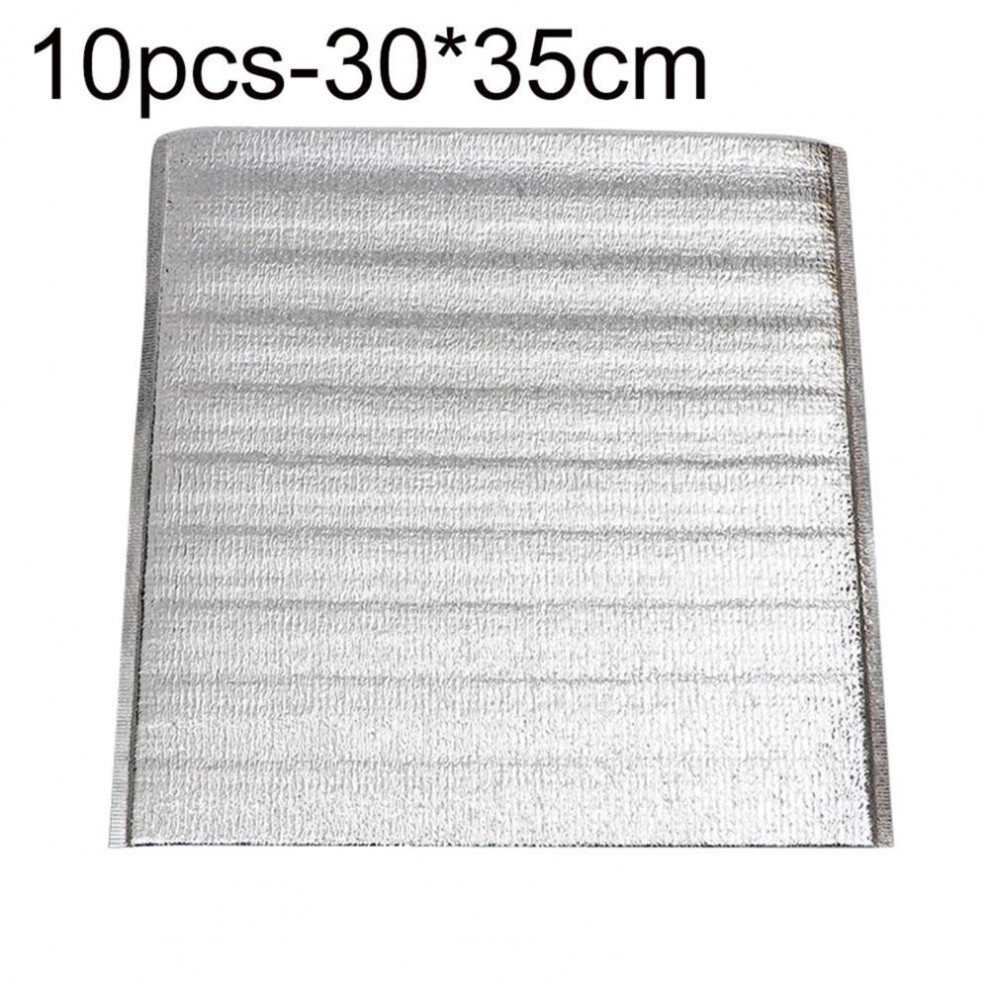 10Pcs Lunch Cooler Bag Insulated Convenient Aluminum Foil Aluminum Foi
