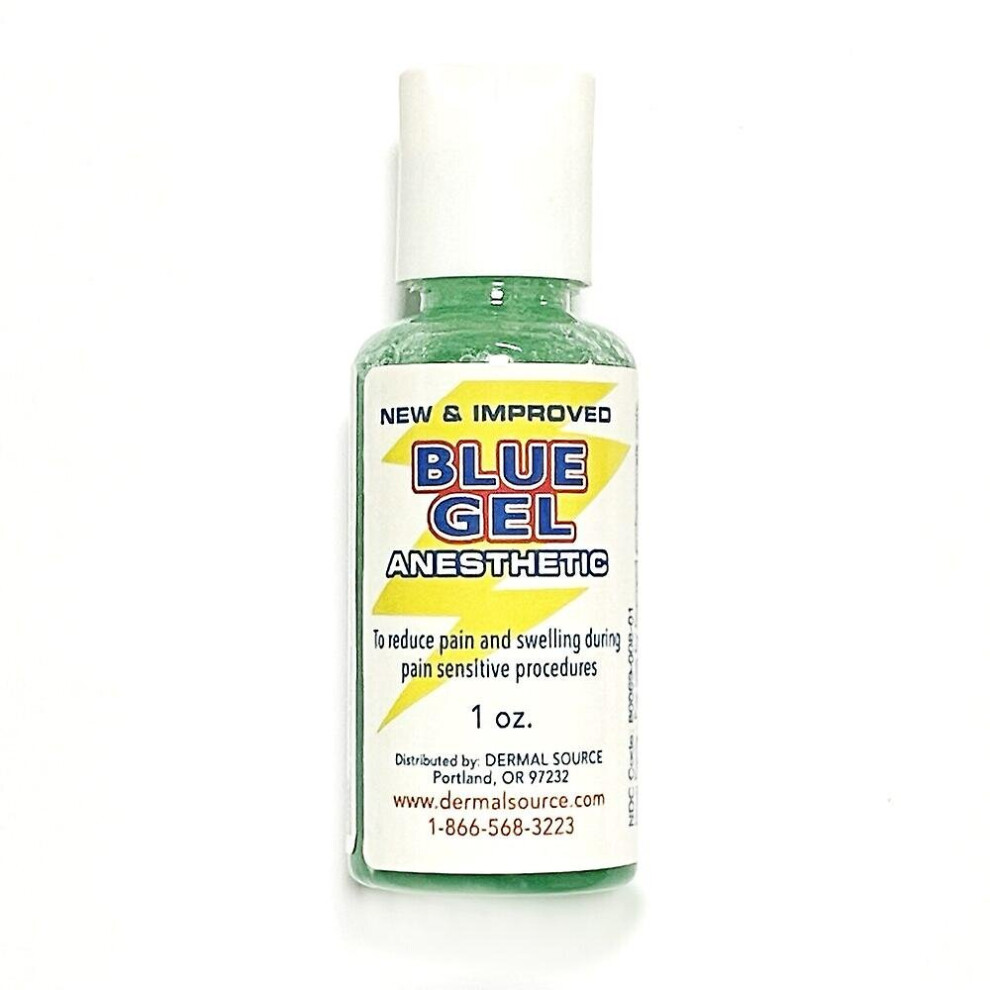 (2pcs) 1 oz bottle of topical blue gel