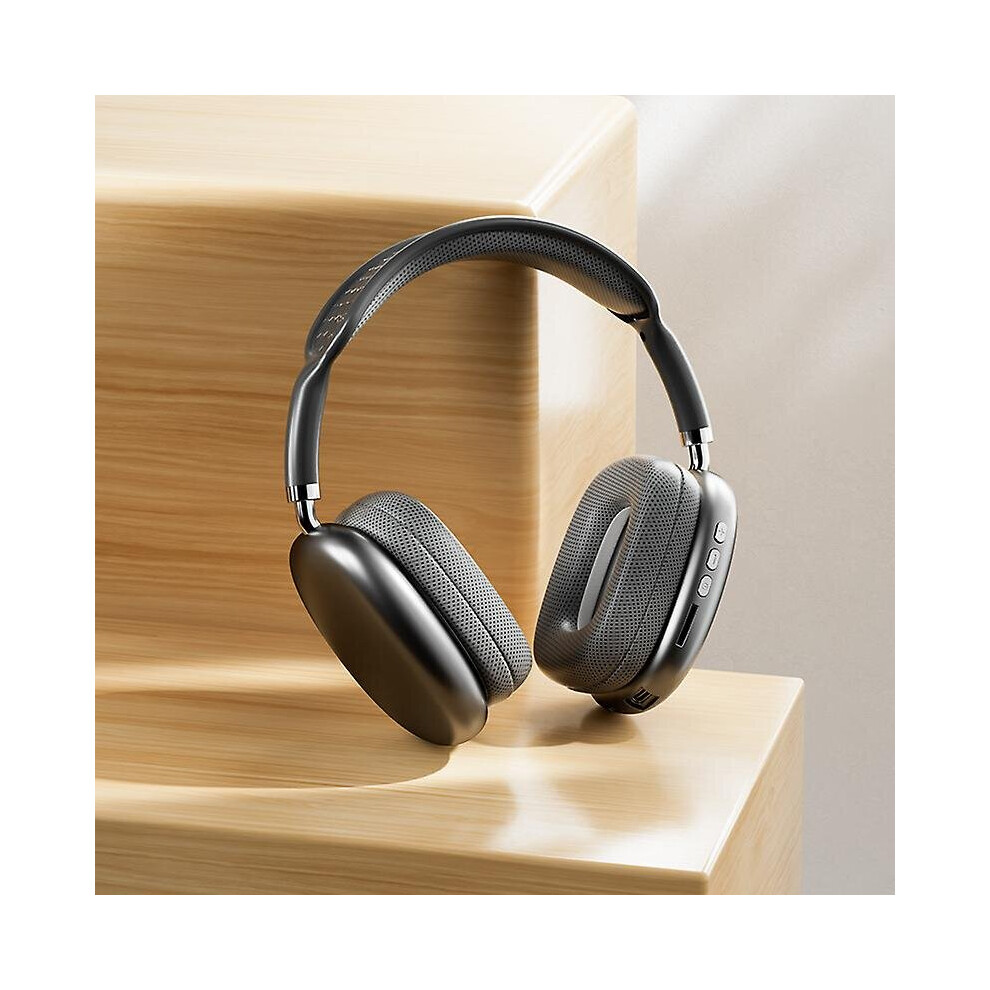 (Black) P9 Bluetooth Headset Wireless Noise Cancellation Stereo Headphones Black 768679661129