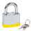 SPARES2GO Security Chain & Padlock Heavy Duty Hardened Steel with Nylon Cover (8mm / 3ft) 5