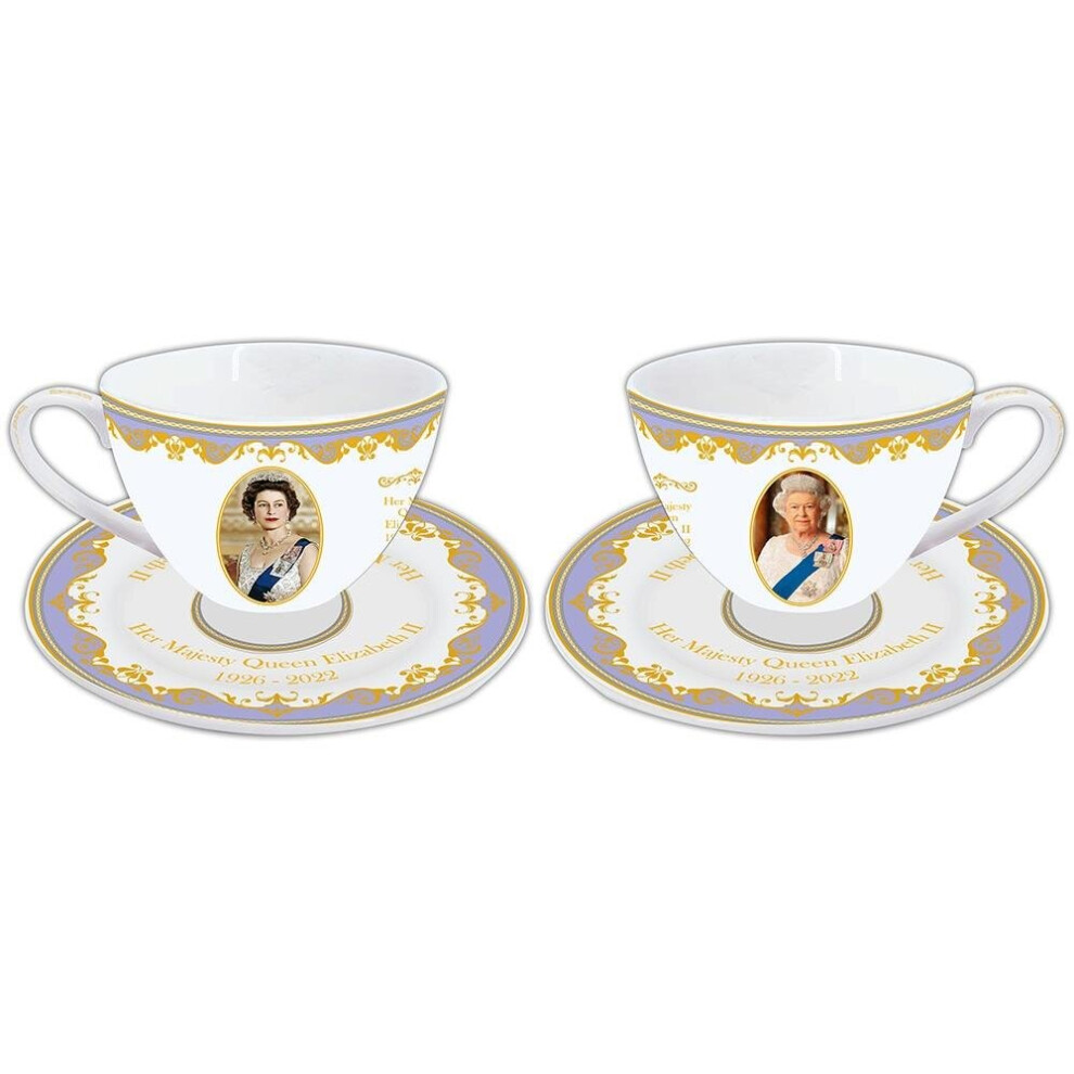 Her Majesty Queen Elizabeth II Cup and Saucer 