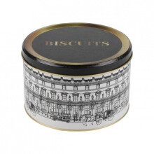 VERSAILLES CANDY BOX IN METAL ROUND 17.5CM X H11CM