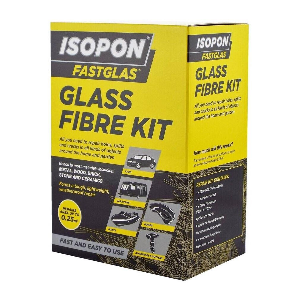 Davids Glass Fibre Kit Car Repair U-Pol Isopon Fastglass Resin Upol