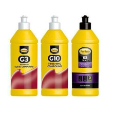 Farecla G3 Wax 500ml, G3 Advanced Liquid 500ml & G10 500ml Compound & Polish Kit