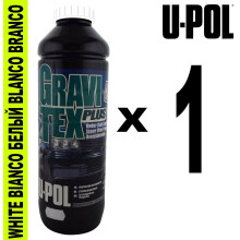 U-Pol GRAVITEX Stone Chip Overpaintable Protection White 1 Litre Upol