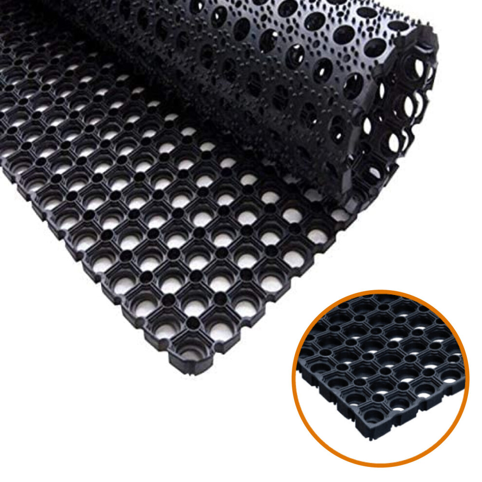 (1.5m x 1m x 16mm, 1) Rubber Grass Protection Mats 1.5m x 1m  Playground