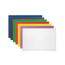 Catering Parts UK Chopping Board Set 7 Pieces Multi Coloured for Commercial Kitchens Set of 7 Low Density Cutting Boards 45 x 30 x 12mm,