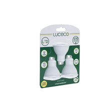 Luceco Pack of Three LED Bulbs GU10 Trufit, 370 Lumens, 4000K Neutral White