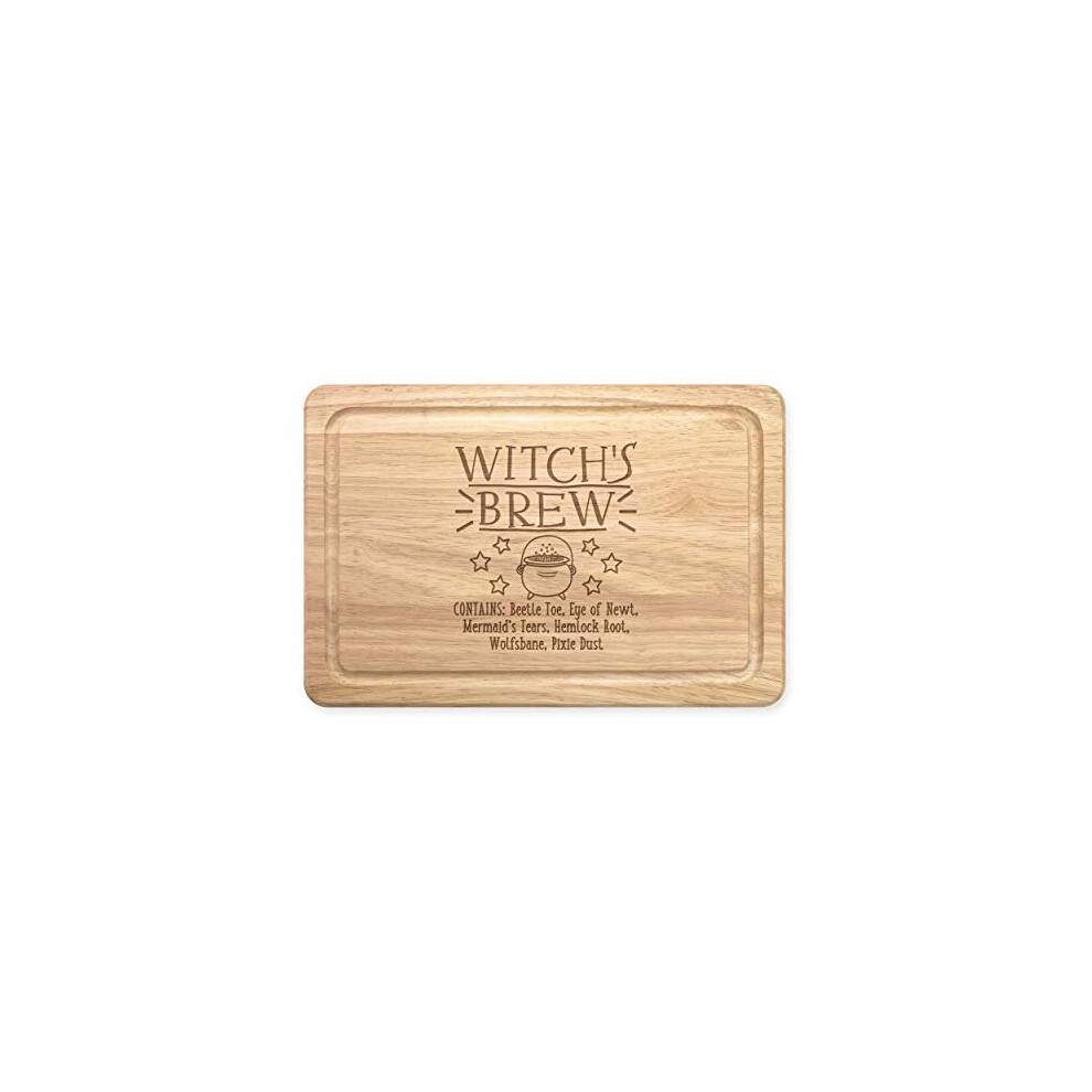 Witch's Brew Rectangular Wooden Chopping Board