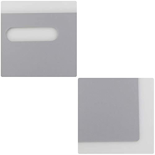 Gitany Plastic Small Chopping Board, Kitchen Cutting Board, Grey, Set of 6 2