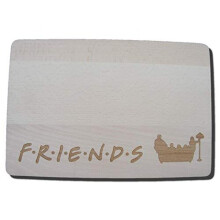 Fastcraft Friends Tv Show Wooden Chopping Cutting Cheese Board Place Mat Gift Present