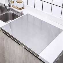 GladyStore Chopping Boards, Extra Large Stainless Steel Chopping Board, Baking Board, Heavy Chopping Board for Kitchen, Pastry Board for Meat,