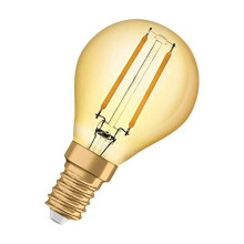 OSRAM LED lamp , Base: E14 , Warm White , 2400 K , 2.50 W , Replacement for 22 W Incandescent Bulb , Clear , Vintage 1906? LED [Energy Efficiency