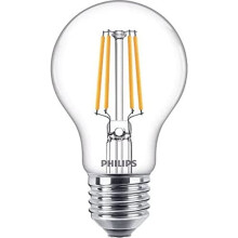 Philips LED Classic A60 Light Bulb 2 Pack [E27 Edison Screw] 4.3 - 40W Equivalent, Warm White (2700K), Non Dimmable