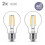 Philips 2er-Pack LED E27 Normal 4,3 W (40 W) Klar 470 lm 2