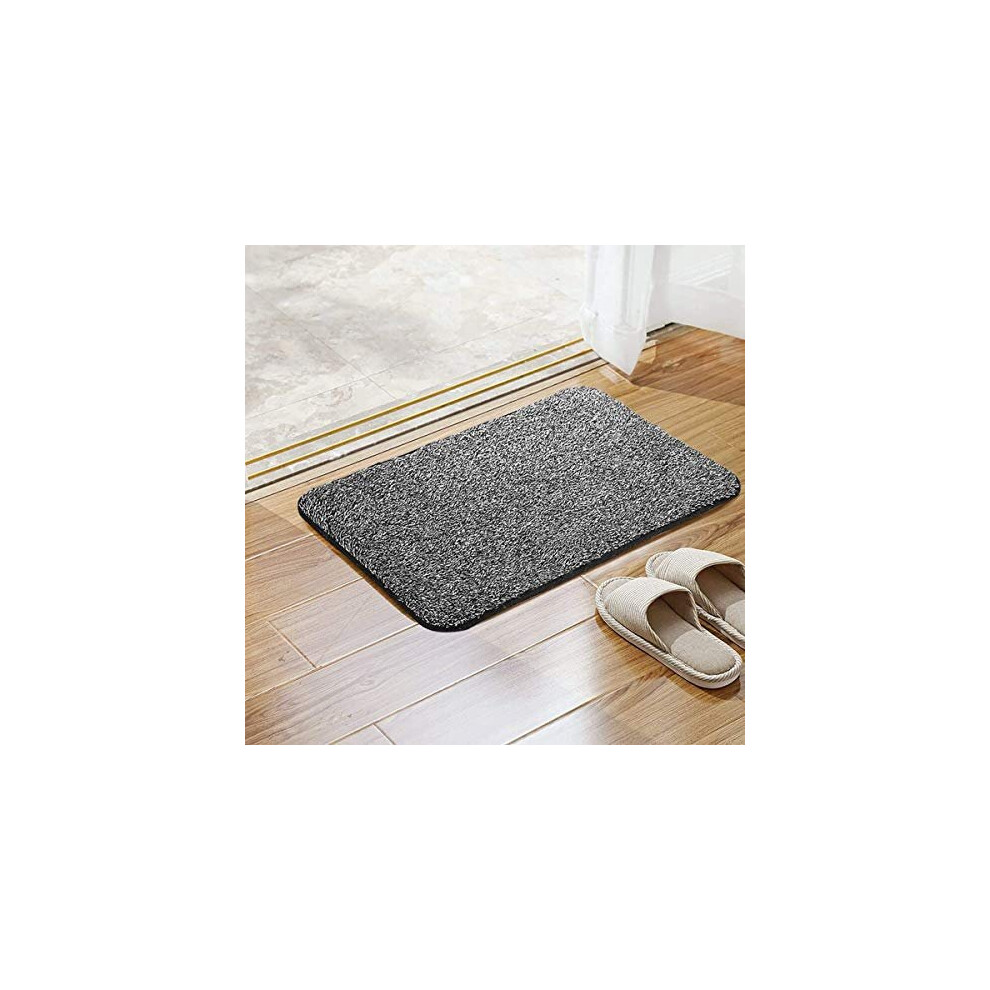 Super Absorbent Magic Mat Door Mat Microfibre Washable Indoor Outdoor Anti Slip Mat ? Entrance Step Mats ? No Foot Prints ? Removes Dirt Mud ? Clean