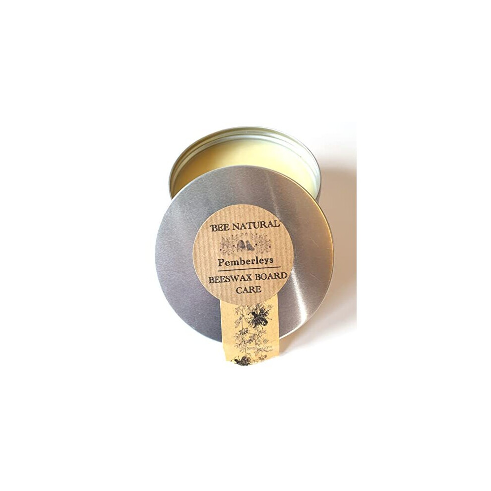 Pemberleys Of Baker Street 'Bee Natural' Beeswax Chopping Board Care (250Ml, 8.5Oz), Board Wax / Board Butter / Board Oil / Board Conditioner, Clear 5070000284866