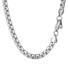 316L Stainless Steel Necklace Chain Chunky Statement Silver Tone 6mm 51CM Mens Jewelry