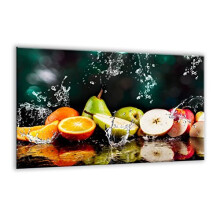 Ceramic Induction Hob Protector Cover 80 cm x 52 cm | Kitchen Wall Splashback | Large Chopping Board | Universal Tempered Glass Panel | Worktop Saver