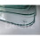 Deenz Clear Glass Kitchen Worktop Saver/Chopping Board - 50 X 40Cm Round Corner 4