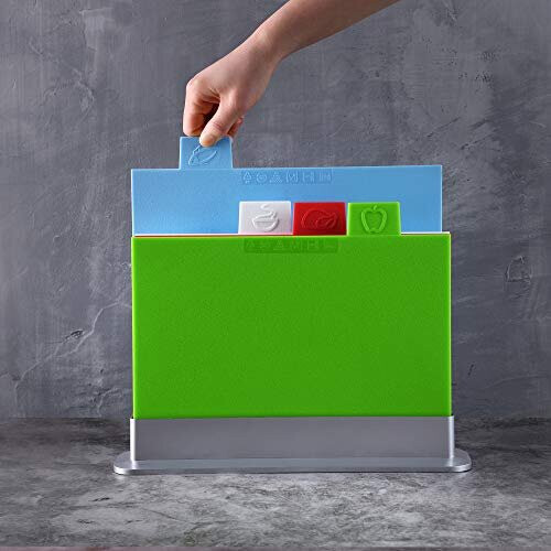 Chopping Board Set of 5, Colour Coded, Colors 2