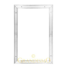 ROYALE? Silver Matwell Frame - Stainless Steel Entrance Door Mat Frame Surround Floor Insert - Ideal For Barrier Coir Matting - 3 Sizes To Choose From