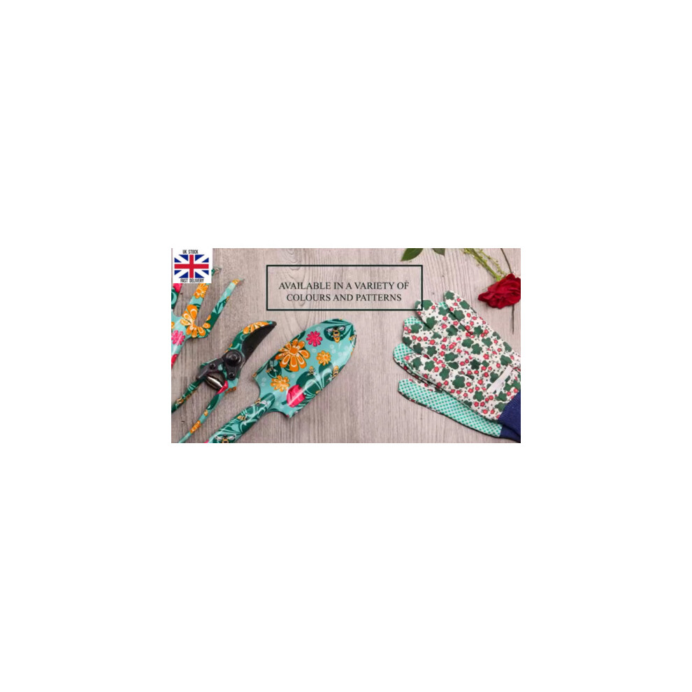 (GREEN) GARDENING TOOL SET WITH FLORAL PATTERN 4PCS SET-image-OPC-PB9B8T5-NEW