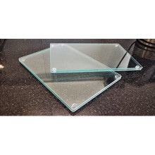 Deenz 20X30Cm Glass Worktop Saver Kitchen Chopping Cutting Utensil Board Clear Tempered Glass 4Mm (8)