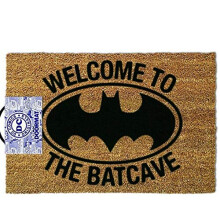 ASAB Front Welcome Door Coir Mat - Absorbent Non Slip Coco Doormat - Entrance Coconut Matting in with Rubber Backing - 60x40cm - Rug Welcome to the